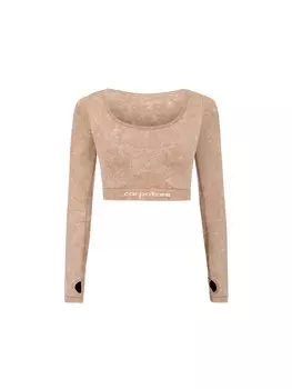 Лонгслив Carpatree Shirt Yasmine, бежевый