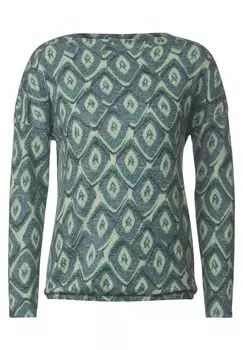 Лонгслив Cecil, цвет Green/Light Green