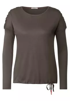 Лонгслив Cecil, коричневый