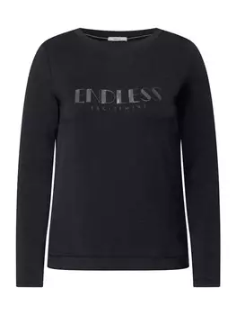 Лонгслив Cecil Langarmshirt, черный