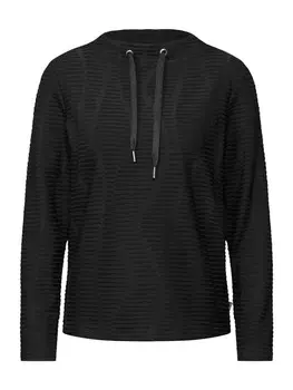 Лонгслив Cecil Langarmshirt, черный