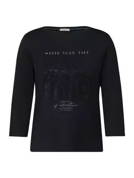 Лонгслив Cecil Langarmshirt, черный