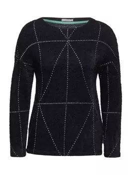 Лонгслив Cecil Langarmshirt, черный