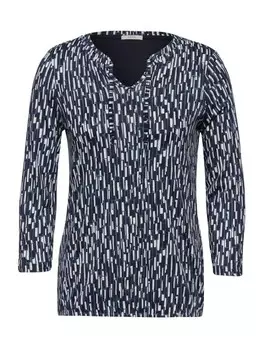 Лонгслив Cecil Langarmshirt, цвет universal blue