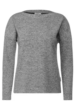 Лонгслив Cecil, пятнистый серый