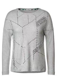 Лонгслив Cecil, серый