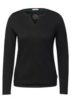 Лонгслив CECIL Shirt, черный