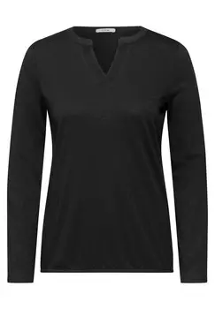 Лонгслив CECIL Shirt, черный