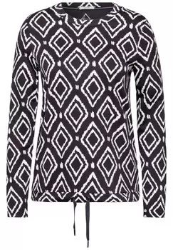 Лонгслив CECIL Shirt, черный