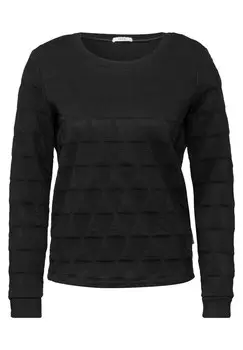 Лонгслив CECIL Shirt, черный