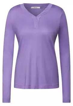 Лонгслив CECIL Shirt, фиолетовый