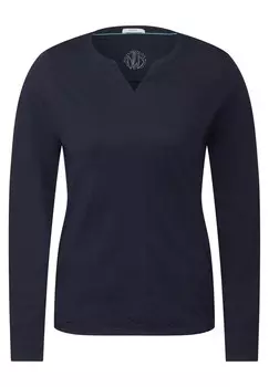 Лонгслив CECIL Shirt, ночной синий