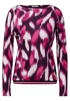 Лонгслив CECIL Shirt, разноцветный