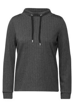 Лонгслив CECIL Shirt, темно-серый