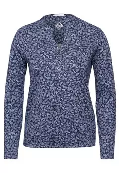 Лонгслив CECIL Shirt, темно-синий