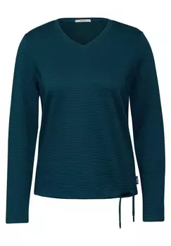 Лонгслив CECIL Shirt, зеленый