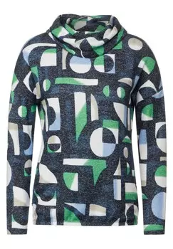 Лонгслив Cecil, синий