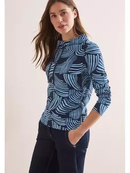 Лонгслив Cecil, синий