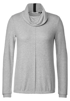 Лонгслив Cecil, светло-серый