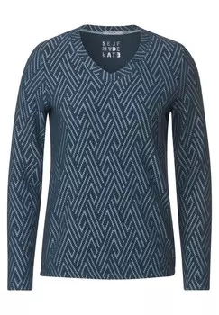 Лонгслив Cecil, светло-синий