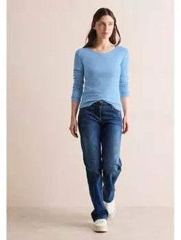 Лонгслив Cecil, светло-синий