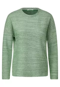 Лонгслив Cecil, светло-зеленый