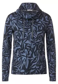 Лонгслив Cecil, темно-синий