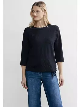 Лонгслив Cecil, темно-синий