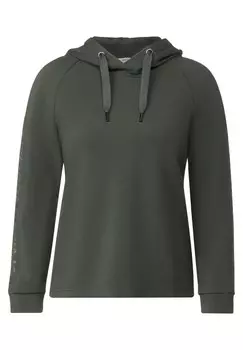 Лонгслив Cecil, темно-зеленый