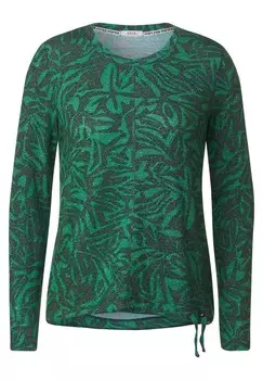 Лонгслив Cecil, зеленый