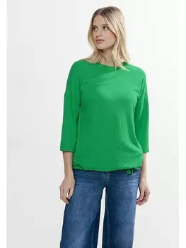 Лонгслив Cecil, зеленый