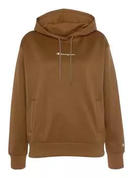 Лонгслив Champion Hoodie Hooded Sweatshirt, коричневый