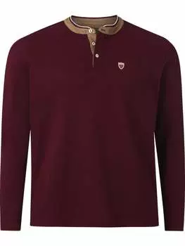 Лонгслив Charles Colby, цвет dunkelrot