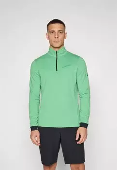 Лонгслив CHASE HALF ZIP Peak Performance, светло-зеленый