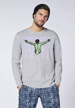 Лонгслив Chiemsee, серый