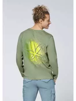 Лонгслив Chiemsee, зеленый