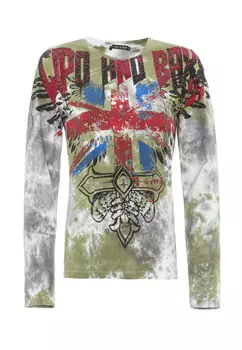 Лонгслив Cipo & Baxx, хаки