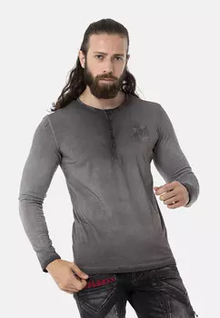 Лонгслив Cipo & Baxx Langarmshirt, антрацит