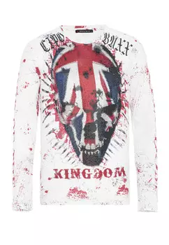 Лонгслив Cipo & Baxx Langarmshirt, белый