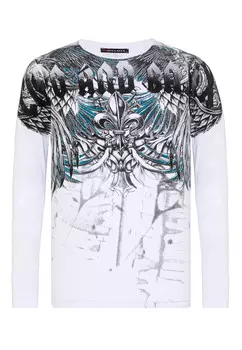 Лонгслив Cipo & Baxx Langarmshirt, белый