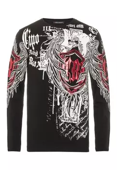 Лонгслив Cipo & Baxx Langarmshirt, черный