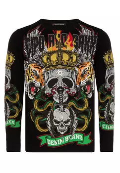 Лонгслив Cipo & Baxx Langarmshirt, черный