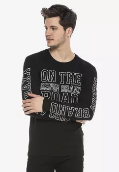 Лонгслив Cipo & Baxx Langarmshirt, черный