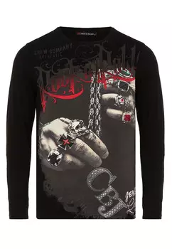 Лонгслив Cipo & Baxx Langarmshirt, черный
