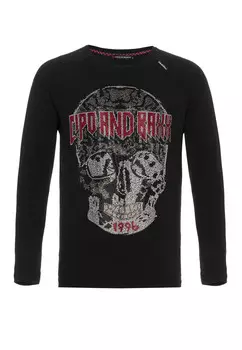 Лонгслив Cipo & Baxx Langarmshirt, черный