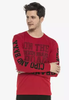 Лонгслив Cipo & Baxx Langarmshirt, красный