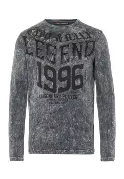 Лонгслив Cipo & Baxx Sweatshirt, антрацит