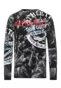 Лонгслив Cipo & Baxx Sweatshirt, черный