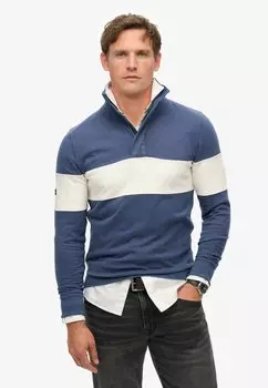Лонгслив CLASSIC RUGBY Superdry, синий
