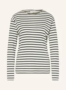 Лонгслив CLOSED, цвет DUNKELGRN/WEISS